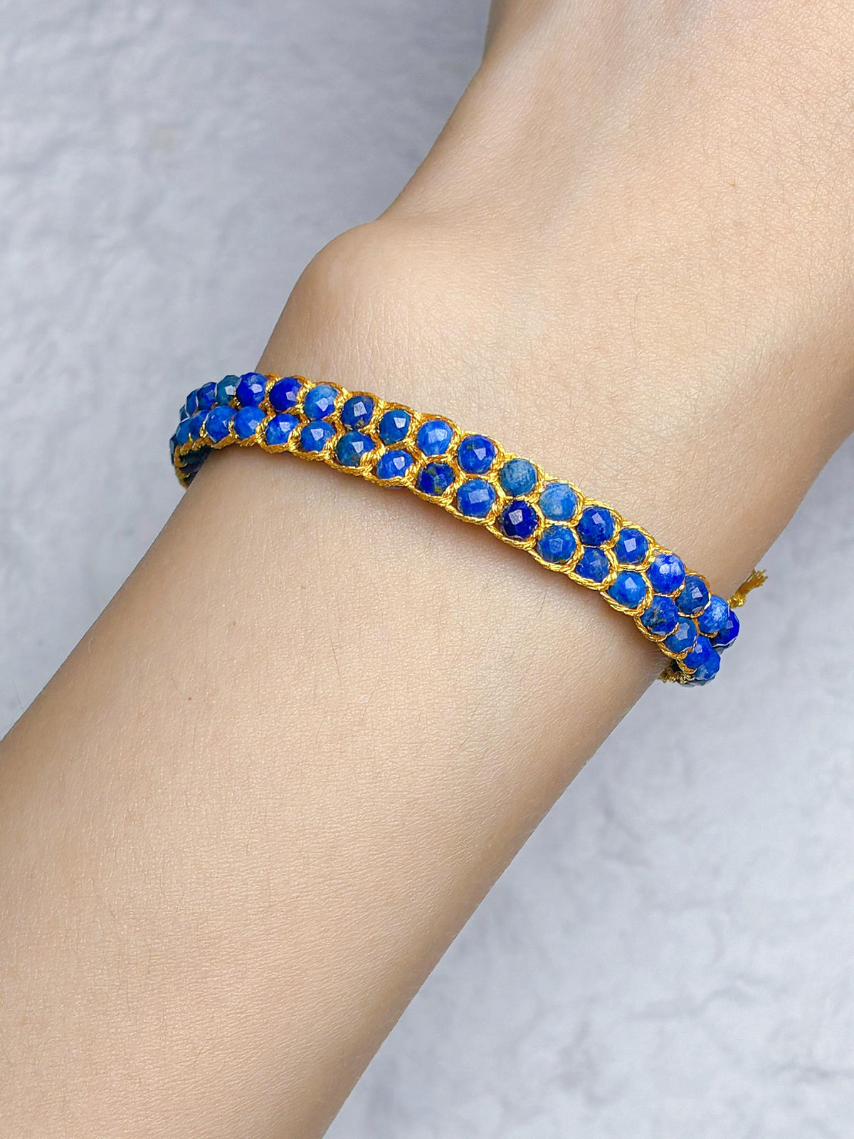 3-in-1 Advanced Double-Layer Lapis Lazuli Bracelet Gift Set — Hand-Woven Natural Lapis Lazuli Double-Strand Bracelet + Mystery DIY Kit & Video Tutorial