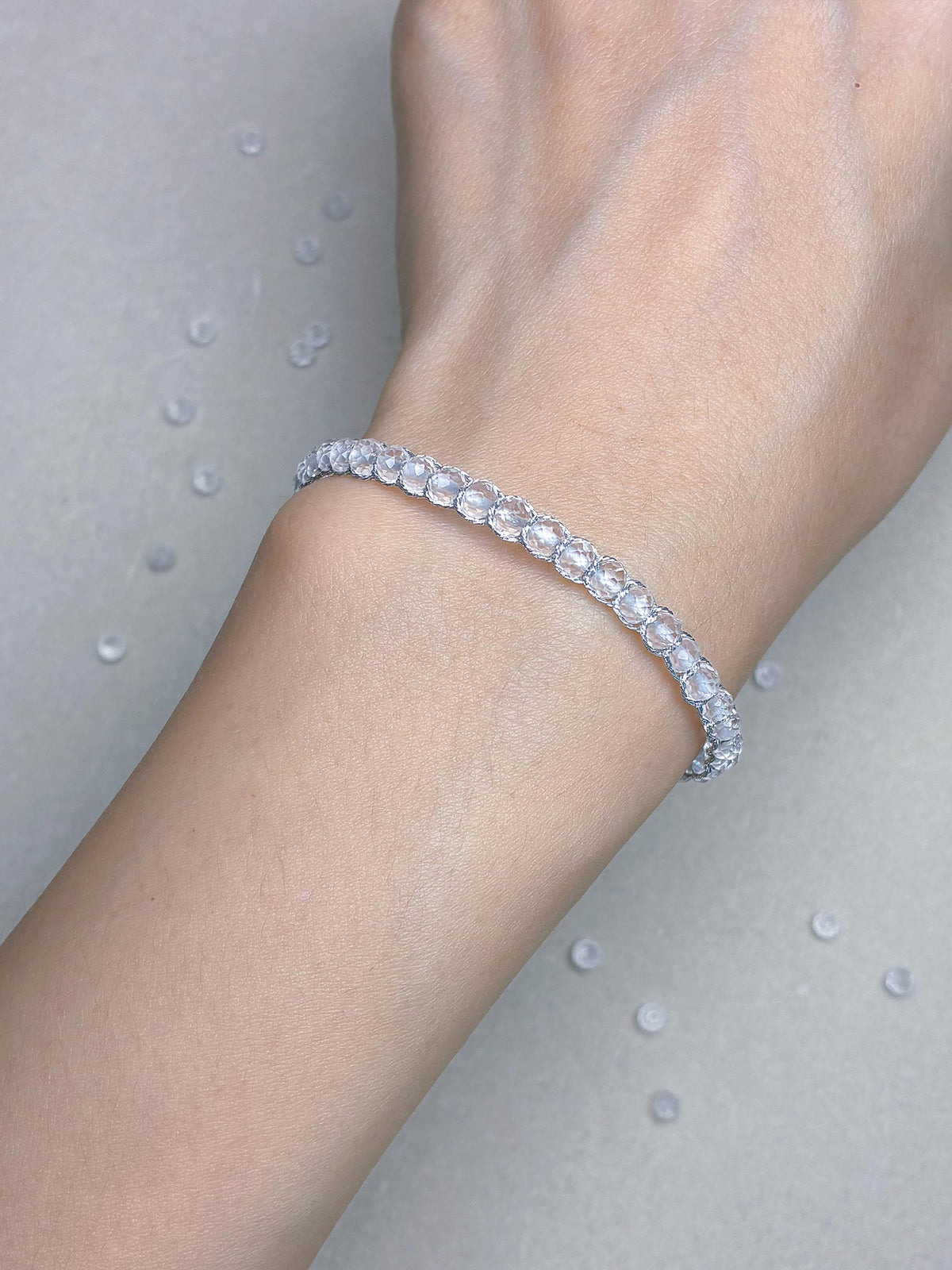 3-in-1 Artisan Clear Quartz Bracelet Gift Set — Hand-Woven Natural Clear Quartz Bracelet + Mystery DIY Kit & Video Tutorial