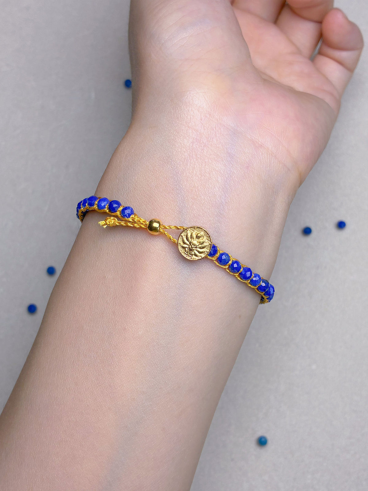 3-in-1 Artisan Lapis Lazuli Bracelet Gift Set — Hand-Woven Natural Lapis Lazuli Bracelet + Mystery DIY Kit & Video Tutorial