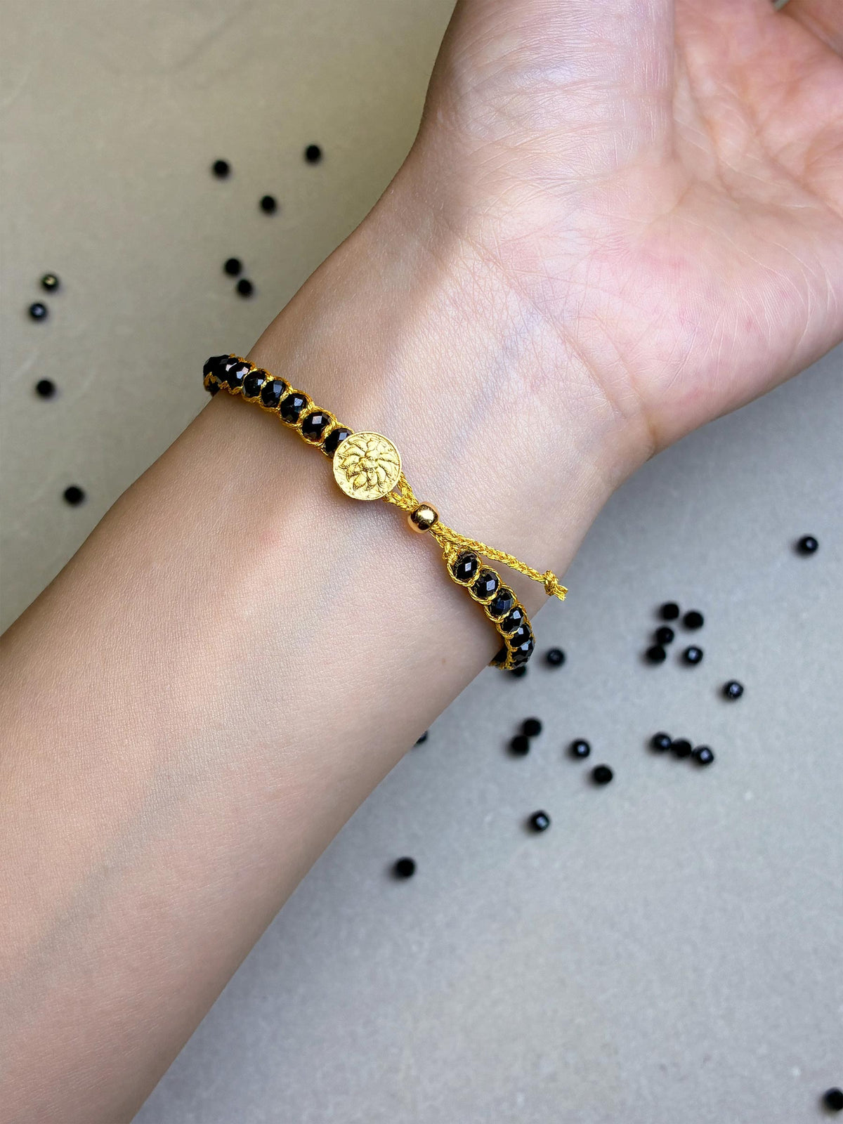 3-in-1 Artisan Black Spinel Bracelet Gift Set — Hand-Woven Natural Black Spinel Bracelet + Mystery DIY Kit & Video Tutorial