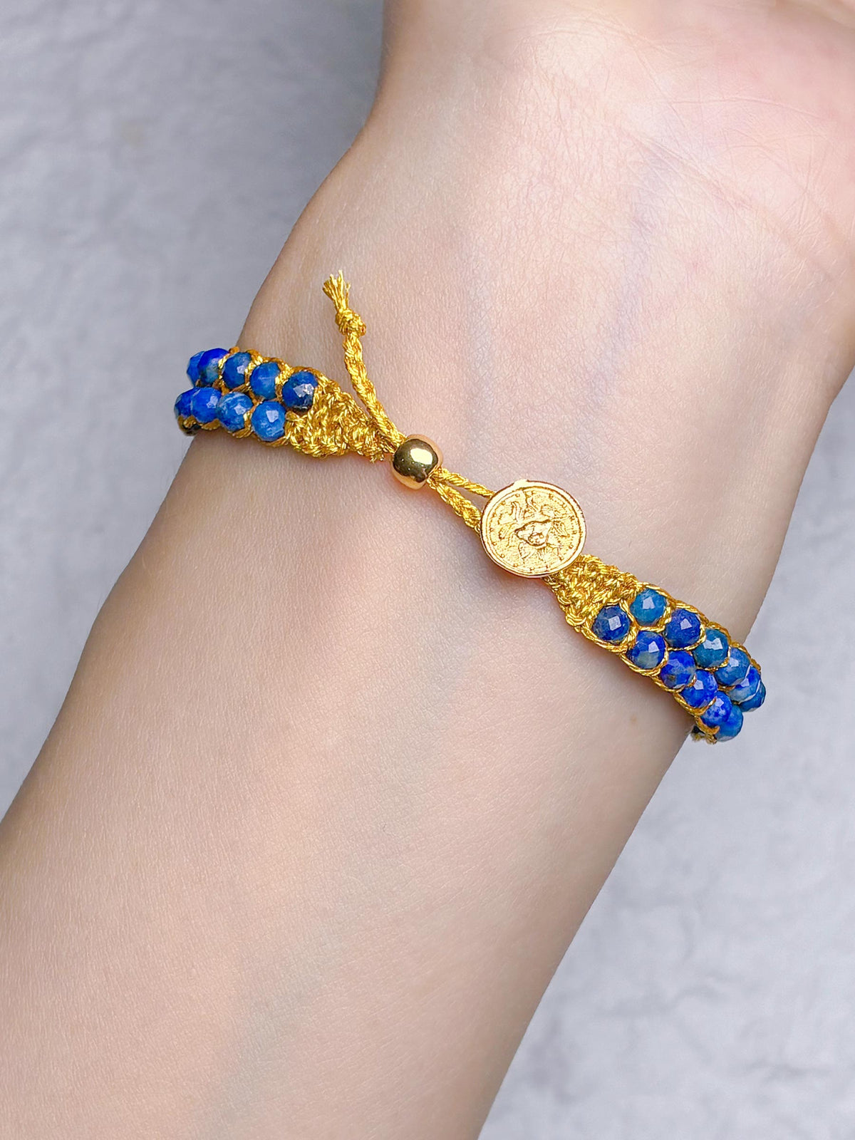 3-in-1 Advanced Double-Layer Lapis Lazuli Bracelet Gift Set — Hand-Woven Natural Lapis Lazuli Double-Strand Bracelet + Mystery DIY Kit & Video Tutorial