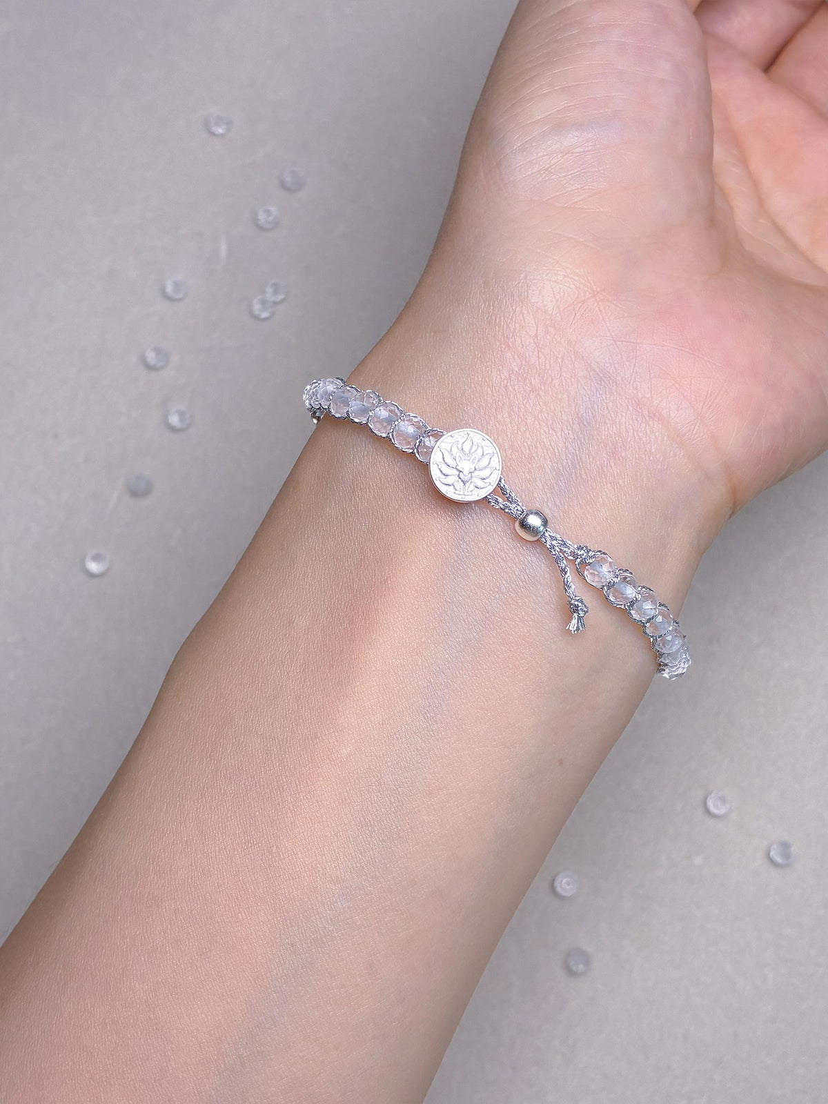 3-in-1 Artisan Clear Quartz Bracelet Gift Set — Hand-Woven Natural Clear Quartz Bracelet + Mystery DIY Kit & Video Tutorial