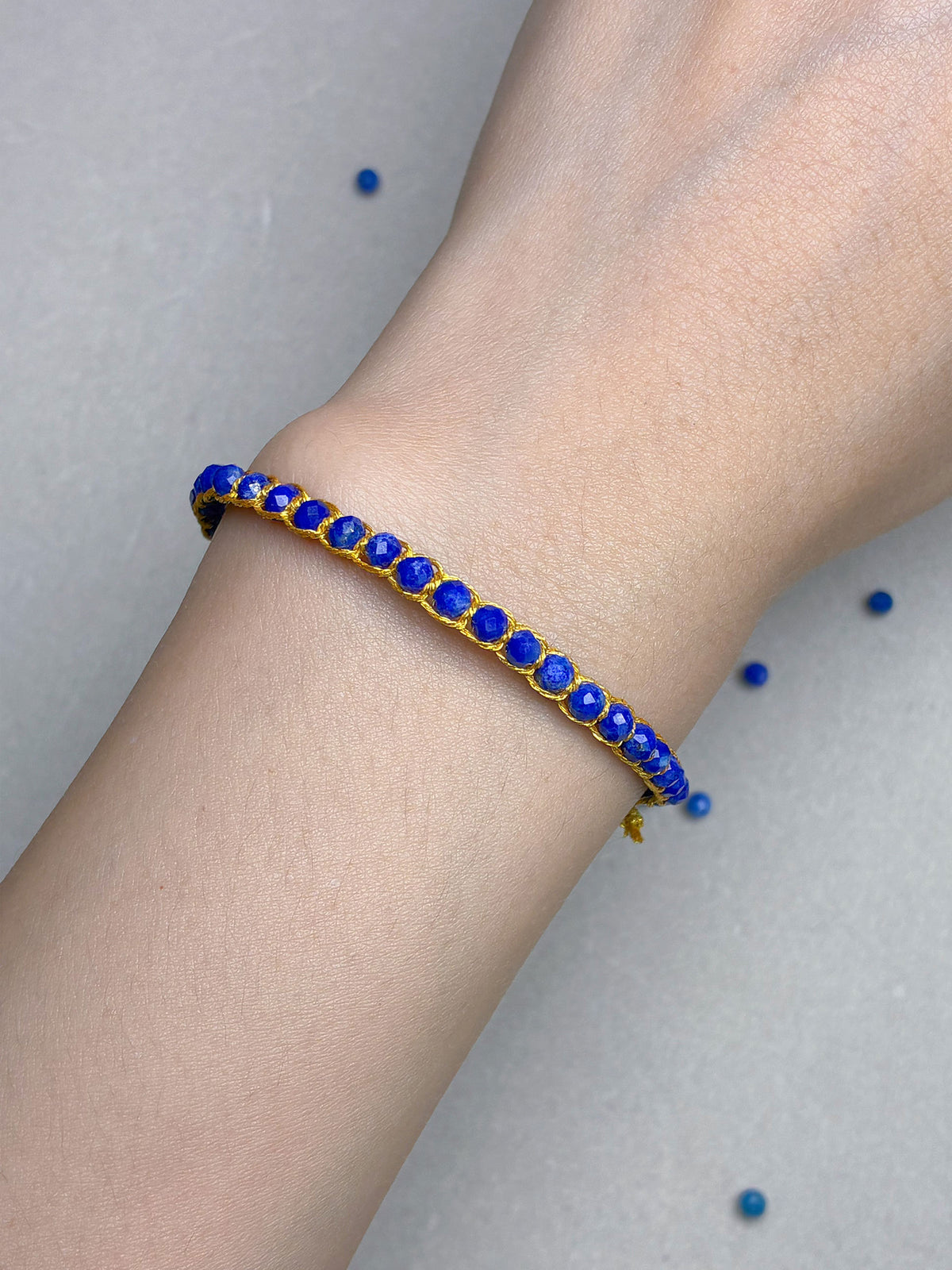 3-in-1 Artisan Lapis Lazuli Bracelet Gift Set — Hand-Woven Natural Lapis Lazuli Bracelet + Mystery DIY Kit & Video Tutorial
