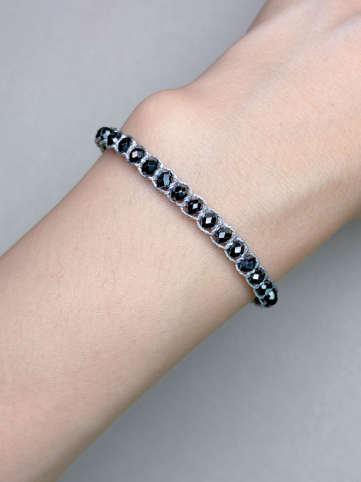 3-in-1 Artisan Black Spinel Bracelet Gift Set — Hand-Woven Natural Black Spinel Bracelet + Mystery DIY Kit & Video Tutorial