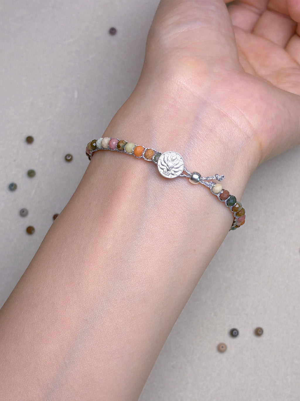 3-in-1 Artisan Alashan Agate Bracelet Gift Set — Hand-Woven Natural Alashan Agate Bracelet + Mystery DIY Kit & Video Tutorial