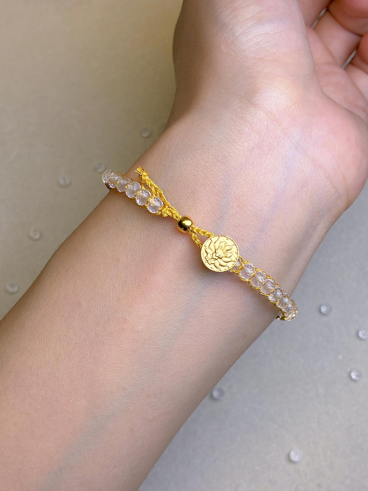 3-in-1 Artisan Clear Quartz Bracelet Gift Set — Hand-Woven Natural Clear Quartz Bracelet + Mystery DIY Kit & Video Tutorial